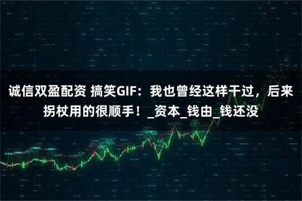 诚信双盈配资 搞笑GIF：我也曾经这样干过，后来拐杖用的很顺手！_资本_钱由_钱还没